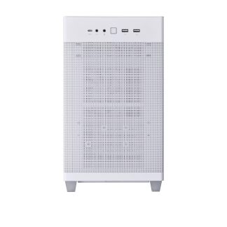Asus Prime AP201 Gaming Case, Micro ATX, Quasi-Filter Mesh, USB-C, Tool-free Panels, 338mm GPU & 360mm Radiator Support, White