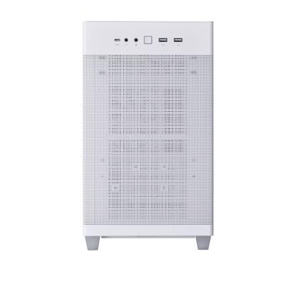 Asus Prime AP201 Gaming Case, Micro ATX, Quasi-Filter Mesh, USB-C, Tool-free Panels, 338mm GPU & 360mm Radiator Support, White