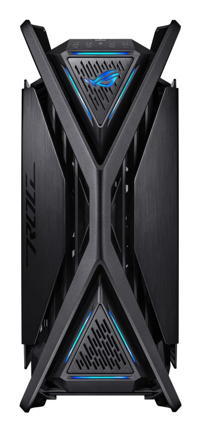 Asus ROG Hyperion GR701 Gaming Case w/ Glass Windows, E-ATX, 4x 14cm Fans, Dual 420mm Radiator Support, USB-C (60W FC), Fan Hub & Lighting Panel, Black