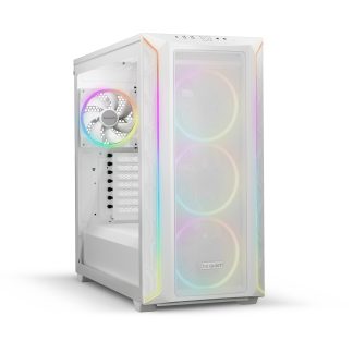 Be Quiet! Shadow Base 800 FX RGB Gaming Case w/ Glass Window, E-ATX, ARGB Front Strips & Controller, 4x ARGB Fans & Hub, Mesh Airflow, USB-C, White