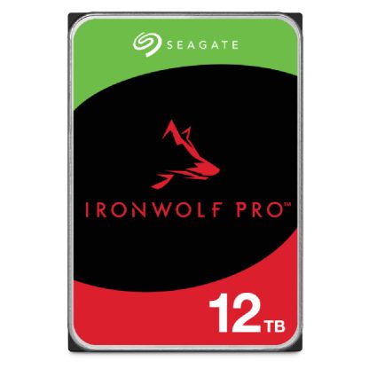 Seagate 3.5", 12TB, SATA3, IronWolf Pro NAS Hard Drive, 7200RPM, 256MB Cache, CMR, OEM