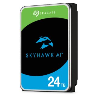 Seagate 3.5", 24TB, SATA3, SkyHawk AI Surveillance Hard Drive, 512MB Cache, 24/7