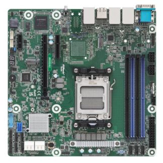 Asrock Rack B650D4U, AMD B650E, AM5, Micro ATX, 4 DDR5, HDMI, DP, 2x GB LAN, IPMI Remote Management, PCIe5, 2x M.2