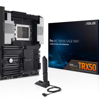 Asus PRO WS TRX50-SAGE WIFI, Workstation, AMD TRX50, sTR5, CEB, 4 DDR5 ECC, Wi-Fi 7, 10G & 2.5G LAN, SlimSAS, PCIe5, 3x M.2