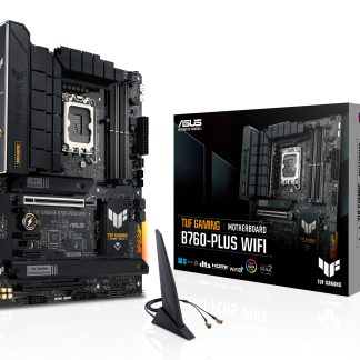 Asus TUF GAMING B760-PLUS WIFI, Intel B760, 1700, ATX, 4 DDR5, HDMI, DP, Wi-Fi 6, 2.5G LAN, PCIe5, 3x M.2, RGB