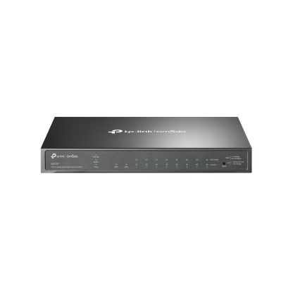 TP-LINK (SG2210P) JetStream 10-Port Gigabit Smart Switch with 8-Port PoE+, 2 SFP Ports, Desktop/Wall Mount