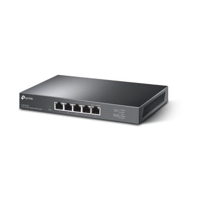 TP-LINK (TL-SG105-M2) 5-Port Unmanaged 2.5G Multi-Gigabit Desktop Switch, 5x 100/1G/2.5G, Fanless, Steel Case