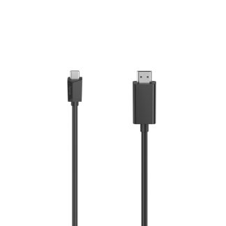 Hama USB-C Male to HDMI Male Cable, Ultra-HD 4K, 1.5 Metre