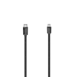 Hama USB-C Male to Micro USB Male, USB 2.0, 0.75 Metre, Black