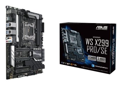 ASUS Mainboard WS X299 PRO/SE - ATX - Socket LGA2066 - Intel