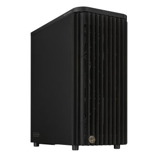 Asus ProArt PA401 Wood Gaming Case, ATX, Front Grill, 2x 16cm Fans, PWM Fan Hub, USB-C 20Gps, Black