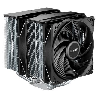 be quiet! Pure Rock Pro 3 CPU Cooler, Universal Socket, 2 x Pure Wings Fans, 2000RPM, only 34.8dB(A) at maximum fan speed, 250W TDP, 3-year manufacturer's warranty
