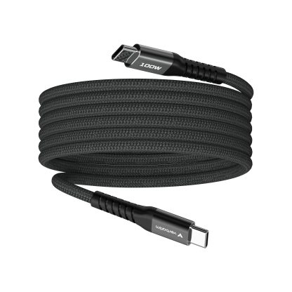 VERBATIM Sync & Charge 100W Magnetic Cable - Black