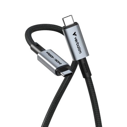 VERBATIM Sync & Charge 240W USB4 Cable - Black