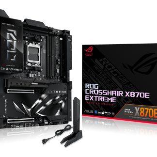 Asus ROG CROSSHAIR X870E EXTREME, AMD X870E, AM5, EATX, 4 DDR5, HDMI, 2 USB4, Wi-Fi 7, 10G & 5G LAN, 5" Colour LCD, 5x M.2