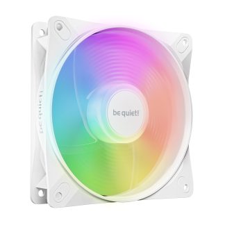 be quiet! Light Wings LX 120mm PWM Reverse, White, ARGB Lighting, High Airflow, 60,000 Hours, 3 year warranty
