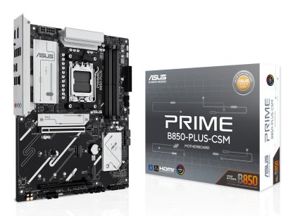 Asus PRIME B850-PLUS-CSM - Corporate Stable Model, AMD B850, AM5, ATX, 4 DDR5, HDMI, DP, 2.5G LAN, 3x M.2