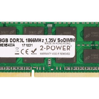 8GB PC3-14900 1866MHz 1.35V SODIMM