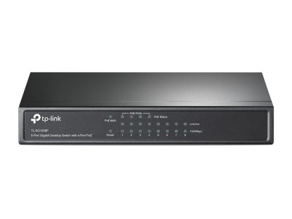 TP-Link TL-SG1008P 8-Port Metal Gigabit Desktop PoE Switch with 4-Port PoE+ (64W)
