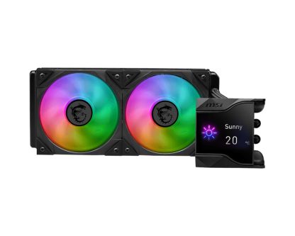 MSI MPG Coreliquid D240 Processor Liquid cooling kit 12 cm Black 1 pc(s)