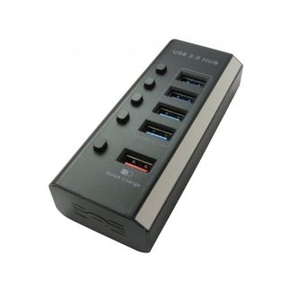 CDL 4 Port USB3.0 Hub+Q/Charge