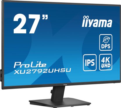 iiyama ProLite 27’’ IPS technology panel featuring 4K resolution and Dynamic Power Saving (DPS)