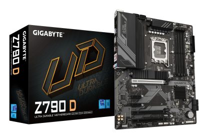 Gigabyte Z790 D Ultra Durable Intel 1700 Socket Motherboard, ATX, 4x DDR5 Slots, 3x M.2 Sockets, 2x USB-C Port, 2.5GbE LAN, 1x DisplayPort / 1x HDMI Port