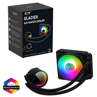 CiT Pro Glacier Watercooler 120mm Black With Display