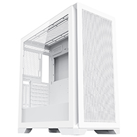 CiT Pro Creator XE Mid-Tower E-ATX PC White Gaming Case With Mesh Front Panel and Tempered Glass Side Panel 1 x USB3.0 2 x USB2.0