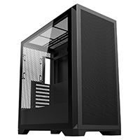 CiT Pro Creator XR Mid-Tower ATX PC Black Gaming Case With Mesh Front Panel and Tempered Glass Side Panel 2 x USB3.0 1 x USB Type-C