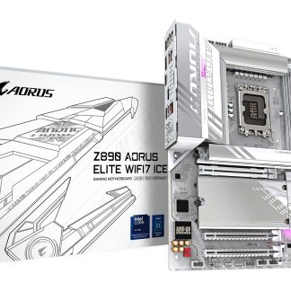 GIGABYTE Z890 AORUS ELITE WIFI7 ICE Motherboard - Supports Intel Core Ultra (Series 2) CPUs, 16+1+2 phases VRM, up to 8800MHz DDR5 (OC), 1xPCIe 5.0 + 3xPCIe 4.0, Wi-Fi 7, 2.5GbE LAN, Thunderbolt 4