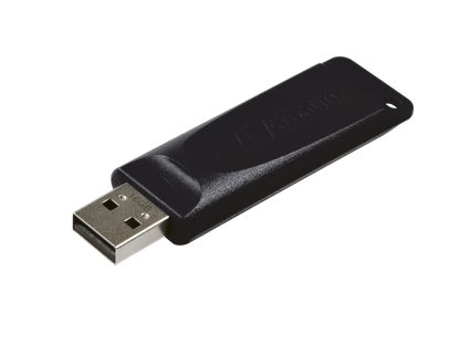 VERBATIM USB DRIVE 2.0 STORE Â´NÂ´ GO SLIDER 16GB BLACK