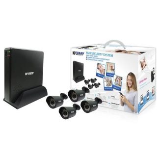 KGUARD MARS HOME NVR COMBO KIT 4 CHANNEL WITH 4 CAMS 4TB HDD