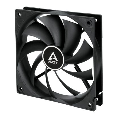 ARCTIC F12 Low Noise 120mm Case Fan, Black, 9 Blades, Fluid Dynamic, 1350 RPM