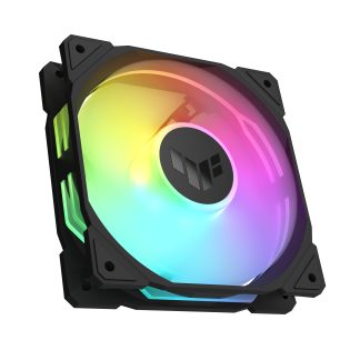 Asus TUF Gaming TR120 ARGB Reverse Blade 120mm PWM Case Fans (3 Pack), Hydraulic  Bearing, 28mm Frame, Double-layer LED Matrix Design, 2000 RPM, Black