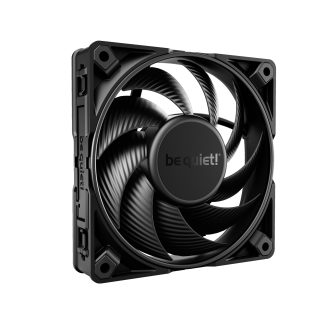 Be Quiet! (BL098) Silent Wings Pro 4 120mm PWM Case Fan, Black, Up to 3000 RPM, 3x Speed Switch, Fluid Dynamic Bearing