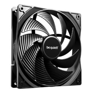 Be Quiet! BL109 Pure Wings 3 PWM High Speed 140mm Case Fan, Rifle Bearing, Black, 1800 RPM, Ultra Quiet