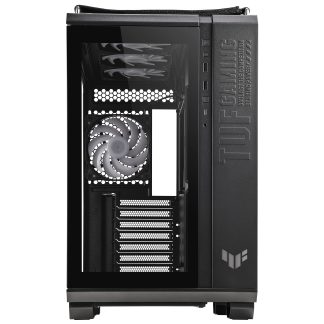 Asus TUF Gaming GT502 Plus Case w/ Front & Side Glass Windows, ATX, Dual Chamber, Modular Design, 4x ARGB Fans & Lighting Hub, USB-C, Carry Handles, Black
