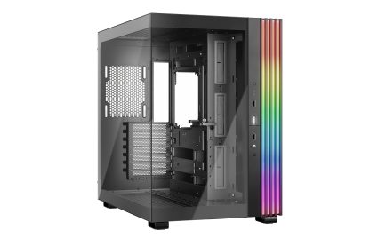 Be Quiet! Light Base 600 DX ARGB Gaming Case w/ Glass Front & Side, ATX, Invertible, 1.33M ARGB Strip & Controller, USB-C, Asus BTF Compatible, Black