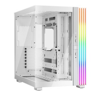 Be Quiet! Light Base 600 DX ARGB Gaming Case w/ Glass Front & Side, ATX, Invertible, 1.33M ARGB Strip & Controller, USB-C, Asus BTF Compatible, White
