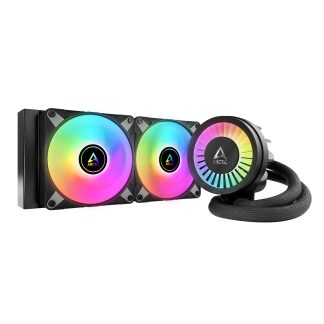 ARCTIC Liquid Freezer III A-RGB 280mm Liquid CPU Cooler, P14 PWM PST ARGB Fans & ARGB PWM Controlled Pump, Black