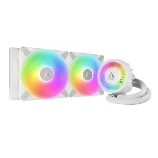ARCTIC Liquid Freezer III A-RGB 280mm Liquid CPU Cooler, P14 PWM PST ARGB Fans & ARGB PWM Controlled Pump, White