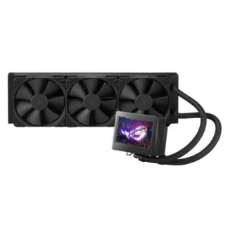 Asus ROG Ryujin III 360mm Liquid CPU Cooler, 3x 120mm PWM Noctua Fans, Full Colour Customisable LCD Display