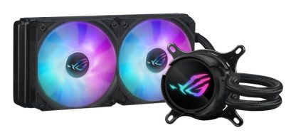 Asus ROG STRIX LC III 240 ARGB Liquid CPU Cooler, 240mm, 7th Gen v2 Asetek Pump, ARGB Fans, Rotatable Water Block