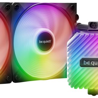 Be Quiet! Light Loop 240mm ARGB Liquid CPU Cooler, 2x Light Wings LX PWM Fans, ARGB Cooling Block, ARGB-PWM-Hub
