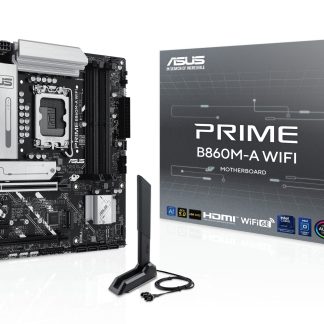 Asus PRIME B860M-A WIFI, Intel B860, 1851, Micro ATX, 4 DDR5, HDMI, 2 DP, Wi-Fi 6E, 2.5G LAN, 2x M.2