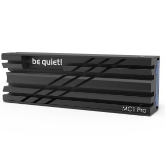 Be Quiet! MC1 PRO M.2 SSD Cooler w/ Integrated Heat Pipe, For Single & Double Sided M.2 2280 Modules