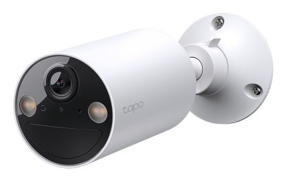 TP-LINK (TAPO C410) Smart Battery-Powered 2K Indoor/Outdoor Security Camera, 6400mAh Battery, Colour Night Vision, AI Detection, Alarms, 2-Way Audio, No Hub Required