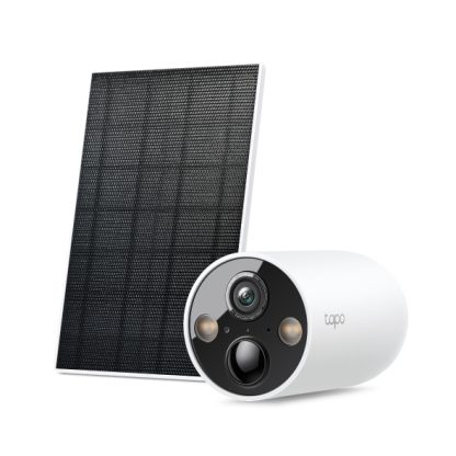 TP-LINK (TAPO C425 KIT) Smart Battery-Powered 2K QHD Outdoor Security Camera & Solar Panel, 10000mAh Battery, Colour Night Vision, AI Detection, 2-Way Audio