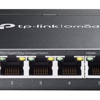 TP-LINK (ES205G) Omada 5-Port Gigabit Easy Managed Switch, 5x GB Ports, Metal Casing